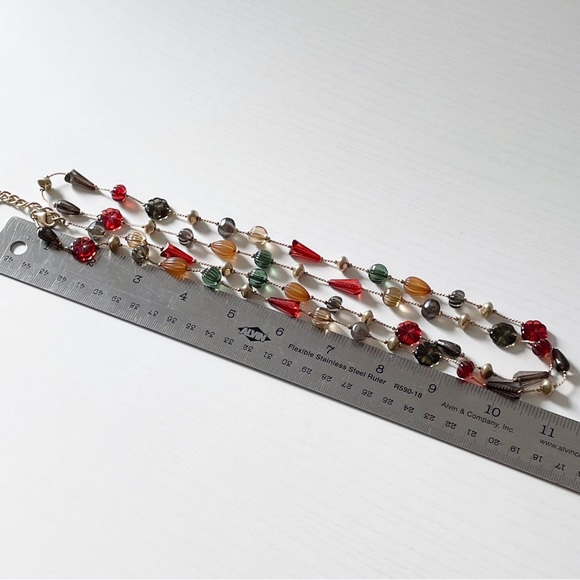 Louis Dell’olio long multi color bead strand necklace - Picture 5 of 7
